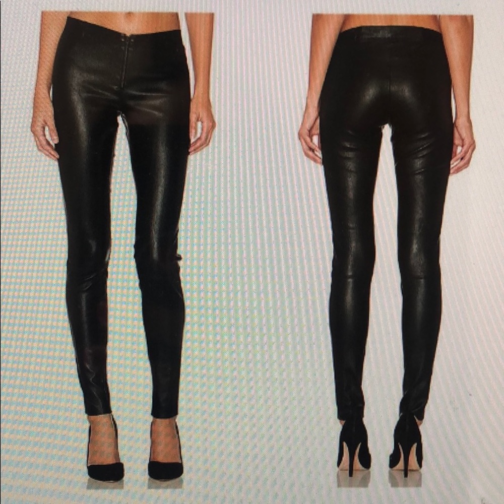 Leather skinny pant